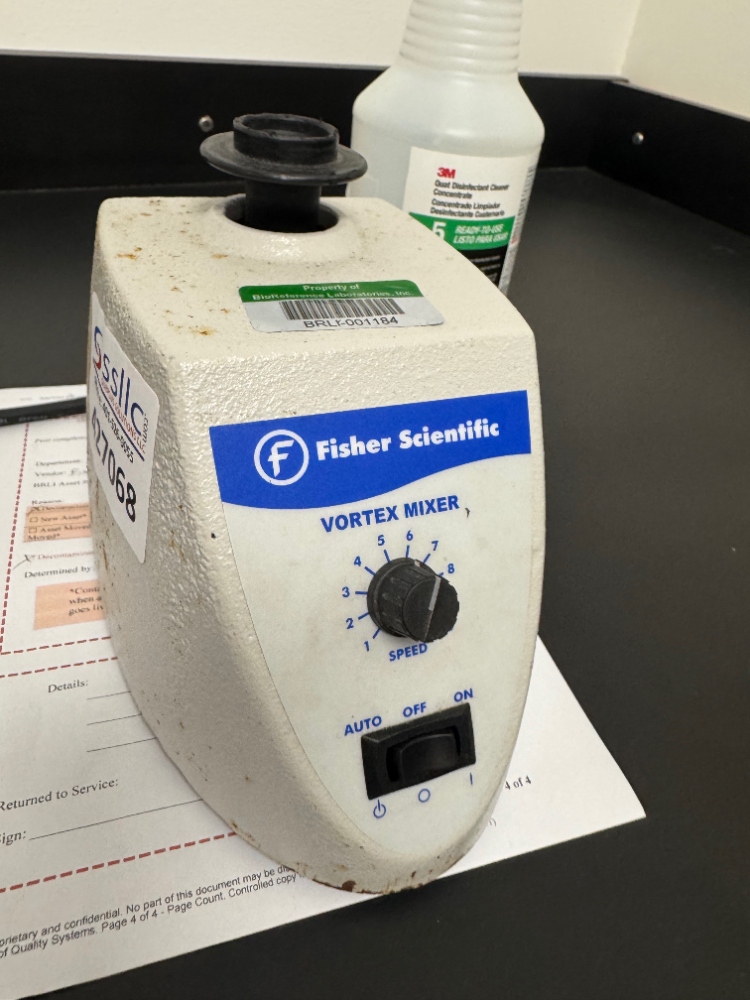 Image of Fisher Scientific Vortex Mixer
